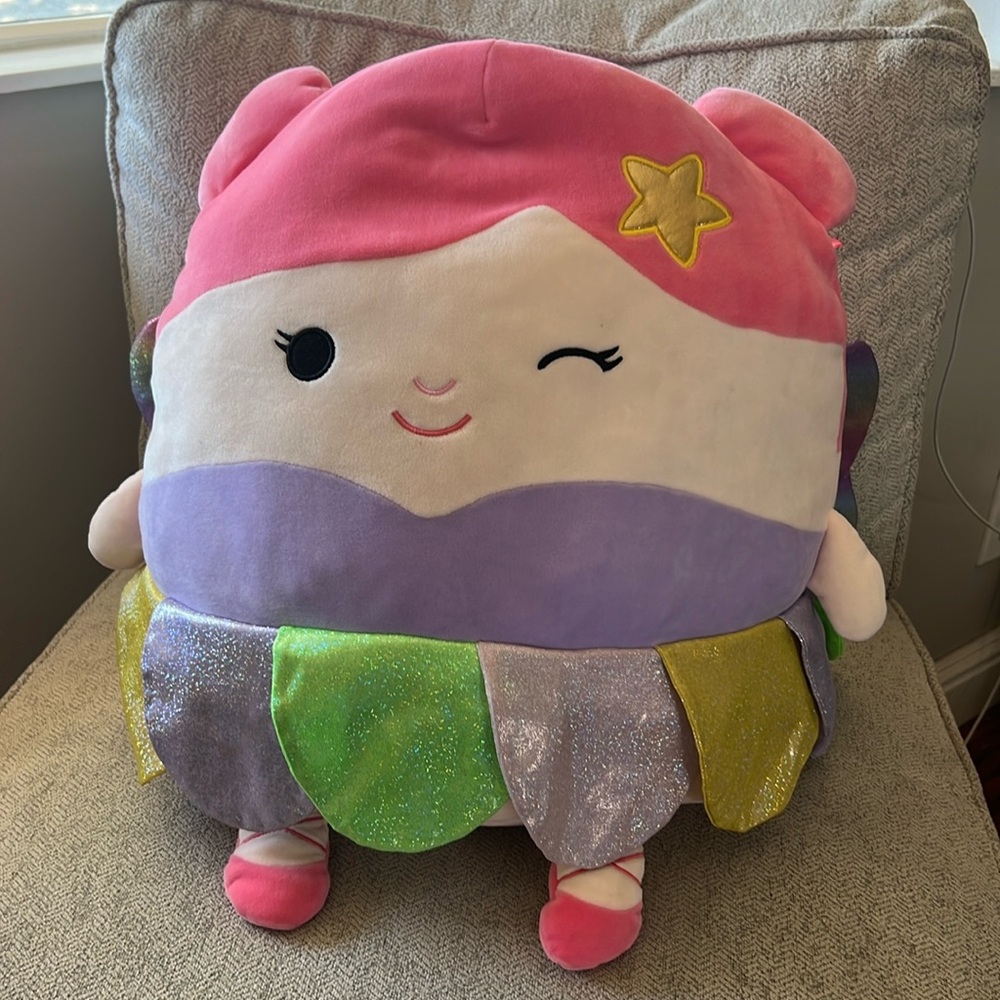 Squishmallow NORA Fairy Butterfly Plush Stuffed Toy 16”